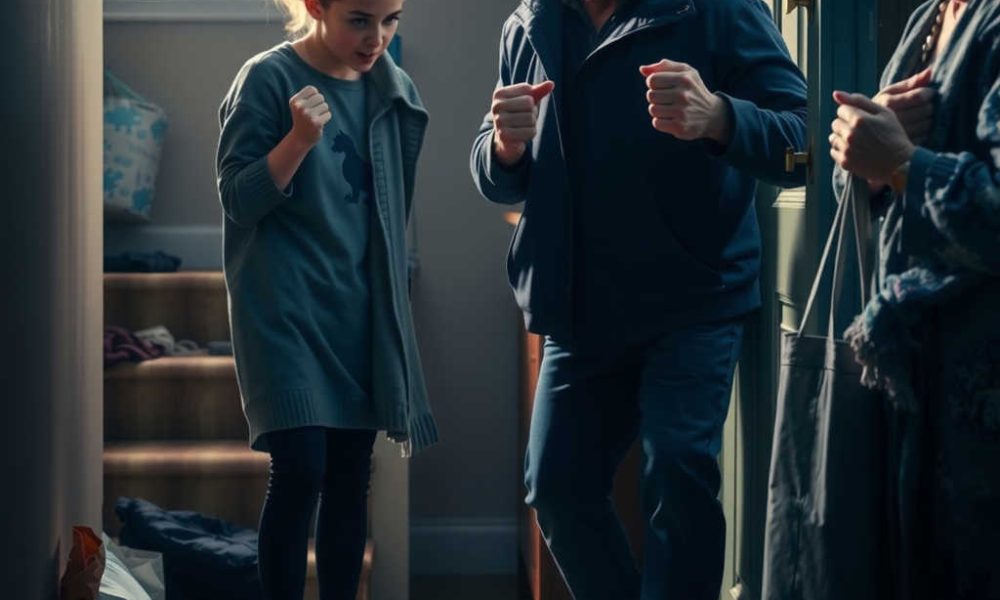Emma spotted her son on the stairs—no coat, in tears. Mother‑in‑law: “He won’t be allowed back in until he apologises!”