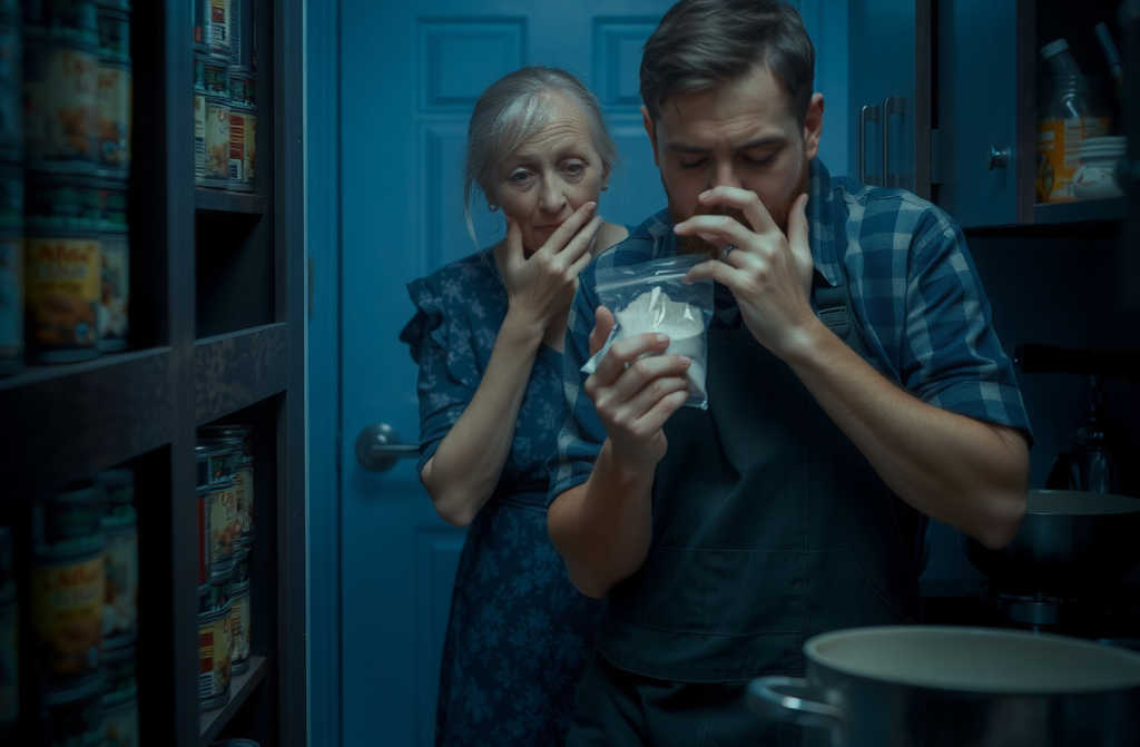 Hidden in the pantry as her son returned, Veronica froze, listening to his phone call.
